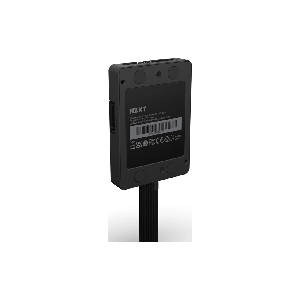 Контроллер вентилятора NZXT Control Hub Digital RGB Lighting and Fan Speed Controller (AC-CRFR1-B1) - зображення 2