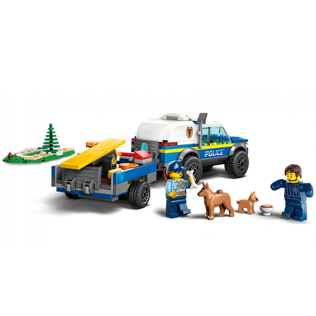 Конструктор LEGO City Мобільний майданчик для дресування поліцейських собак 197 деталей (60369) - зображення 4