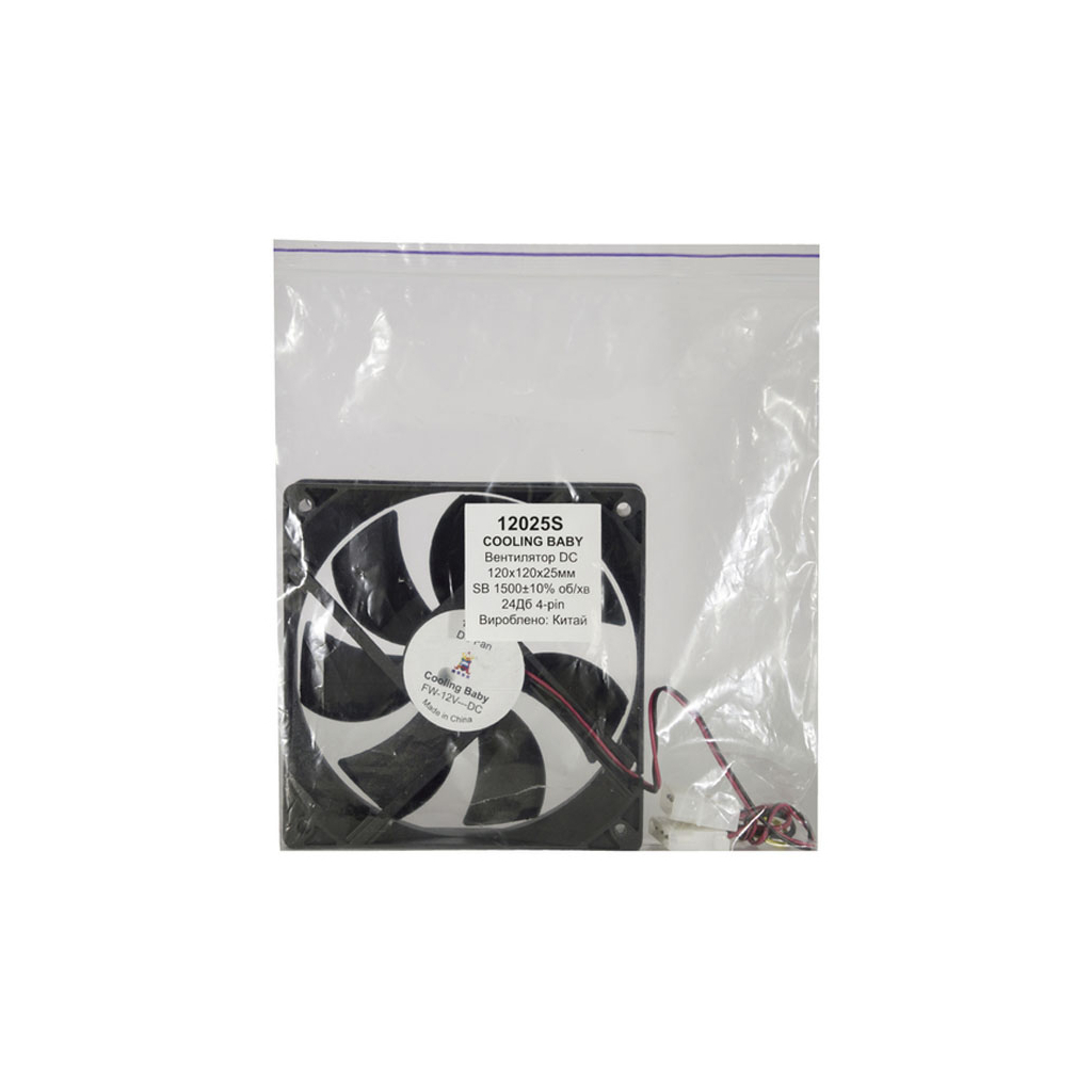 Кулер до корпусу Cooling Baby 12025S - зображення 4