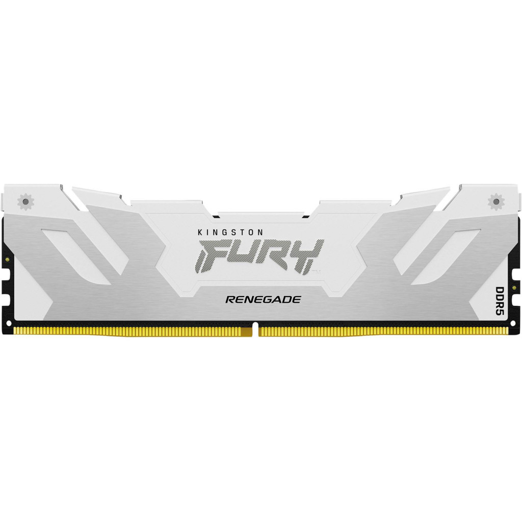 Модуль пам'яті для комп'ютера DDR5 16GB 7200 MHz Renegade White XMP Kingston Fury (ex.HyperX) (KF572C38RW-16) - зображення 1