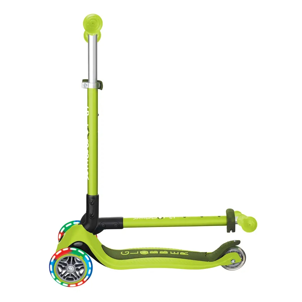 Самокат Globber Primo Foldable Lights колеса з підсвіткою до 50 кг 3+ Зелений (432-106-3) - зображення 9