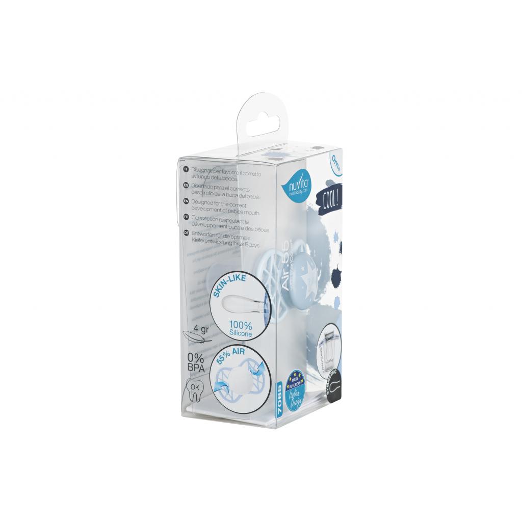 Пустушка Nuvita Air55 Cool 0m+ симетрична блакитна (NV7065BS) - зображення 4
