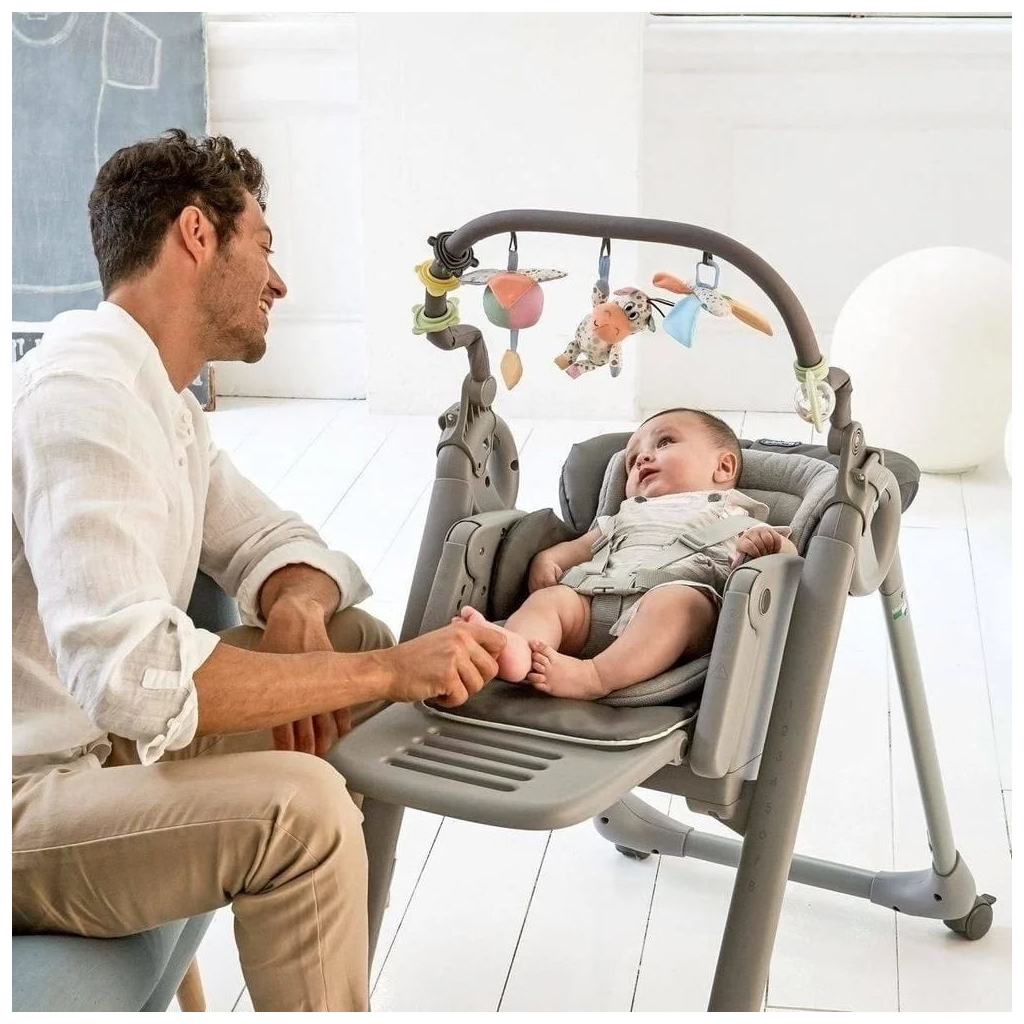 Стілець для годування Chicco Polly Magic Relax New, dark grey (79502.64) - зображення 6