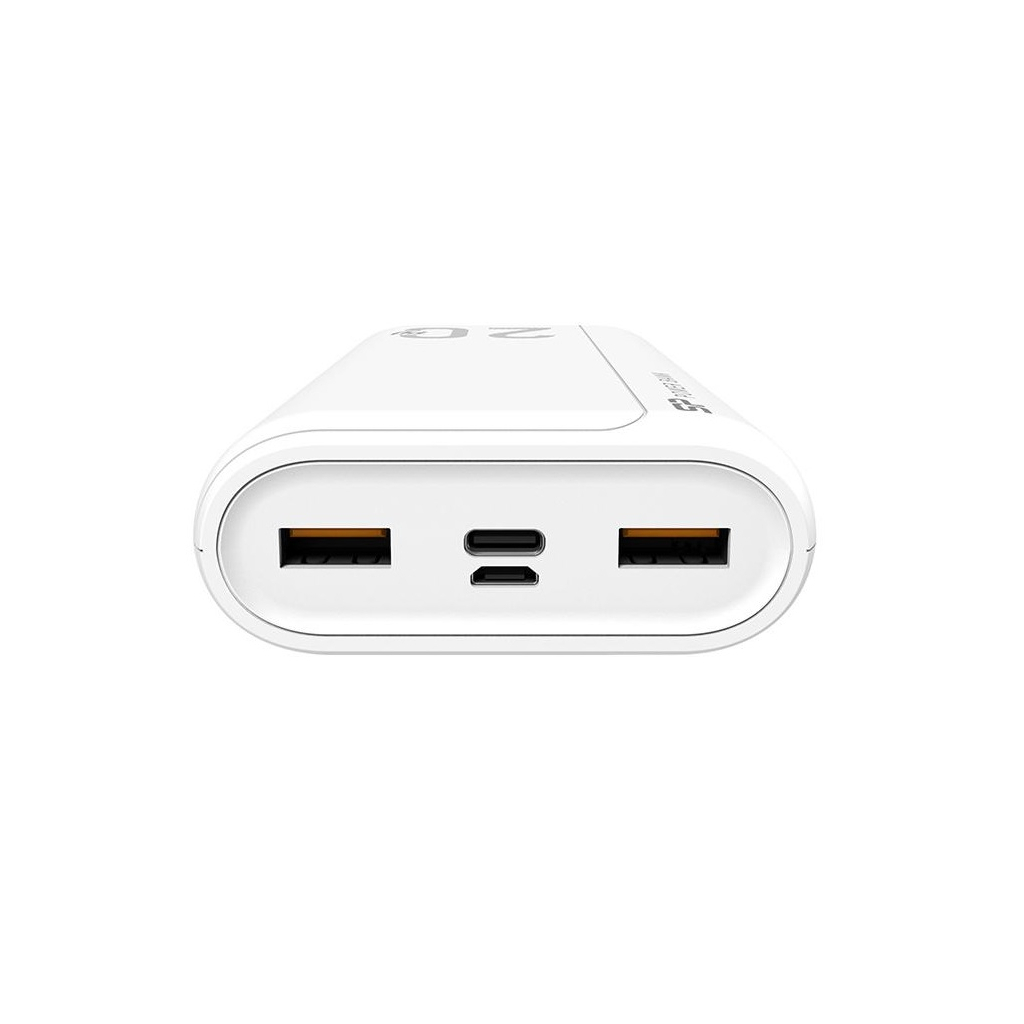 Батарея універсальна Silicon Power QS15 20000mAh PD/18W, QC3.0, Type-C, Micro-USB, 2*USB-A, whi (SP20KMAPBKQS150W) - зображення 3