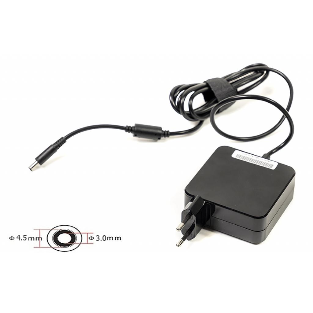 Блок живлення до ноутбуку PowerPlant DELL 220V, 19.5V 65W 3.34A (4.5*3.0) wall mount (WM-DL65G4530) - зображення 1
