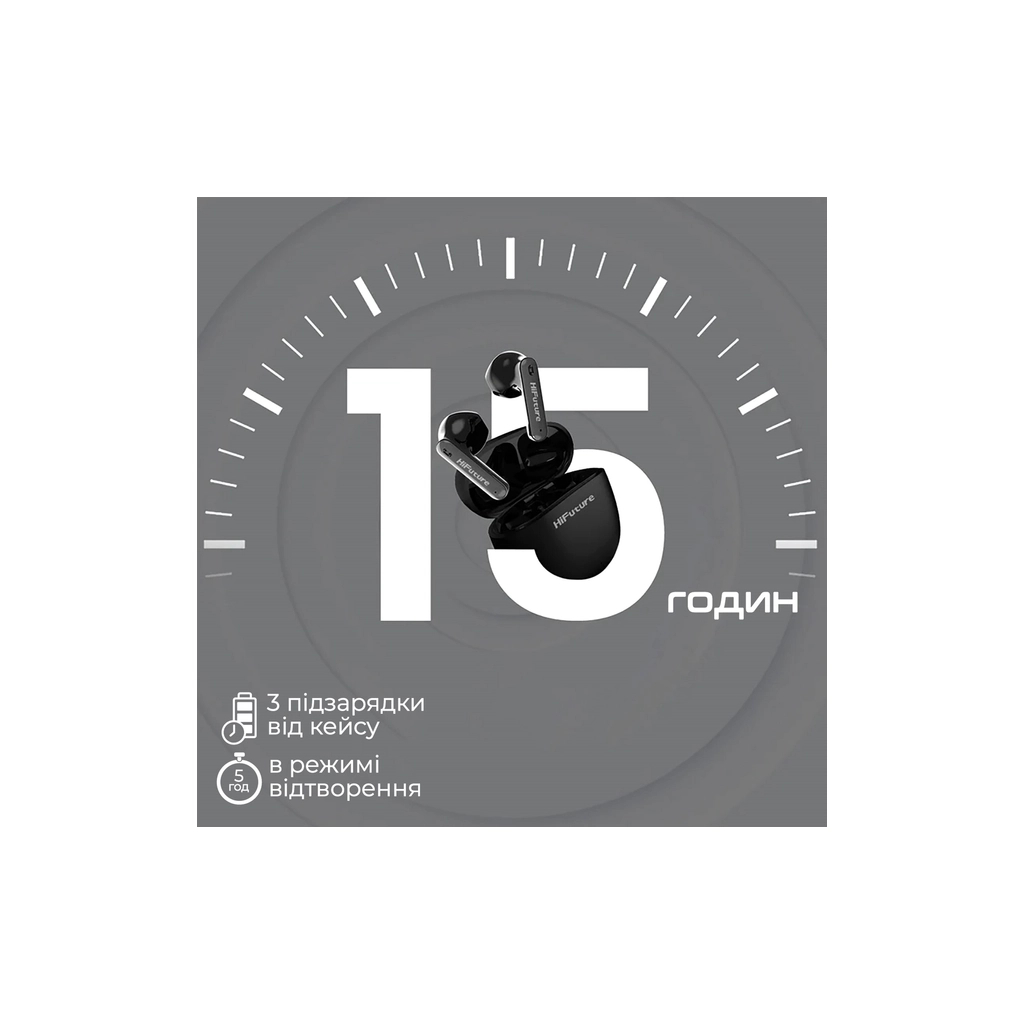 Навушники HiFuture ColorBuds2 Black (colorbuds2.black) - зображення 3