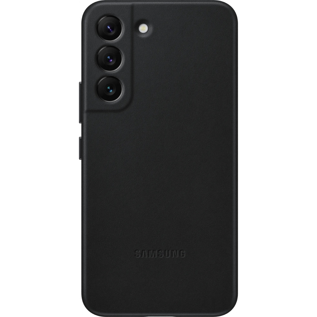 Чохол до мобільного телефона Samsung Leather Cover Galaxy S22 Black (EF-VS901LBEGRU) - зображення 1