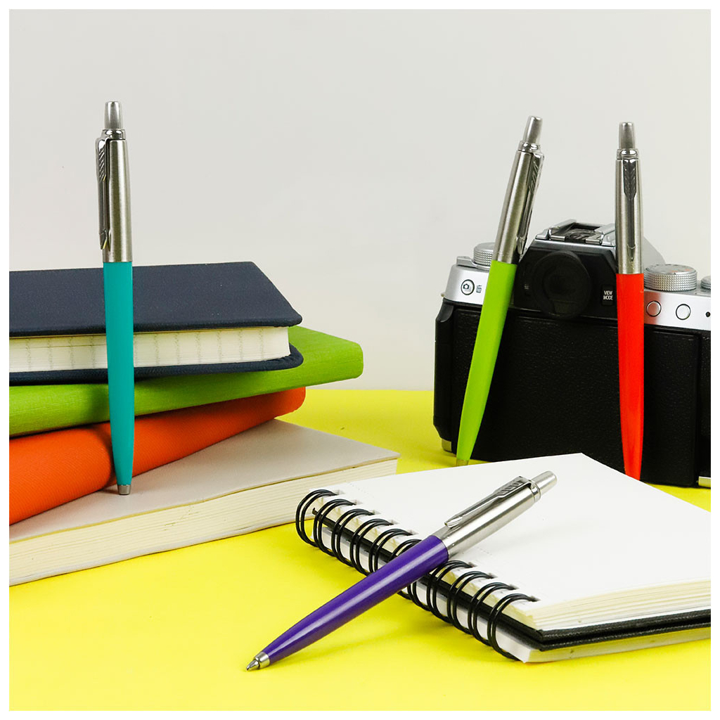 Ручка кулькова Parker JOTTER 17 Originals 80s Vermilon CT BP + Indigo CT BP блістер (15 996_BRED_2597) - зображення 5