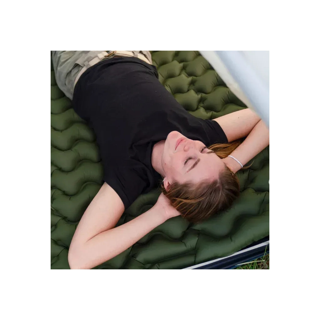 Матрац надувний Naturehike CNK2550WS019, 200х125х6.5 см, синій, із мішком для надування (6977465869609) - зображення 3