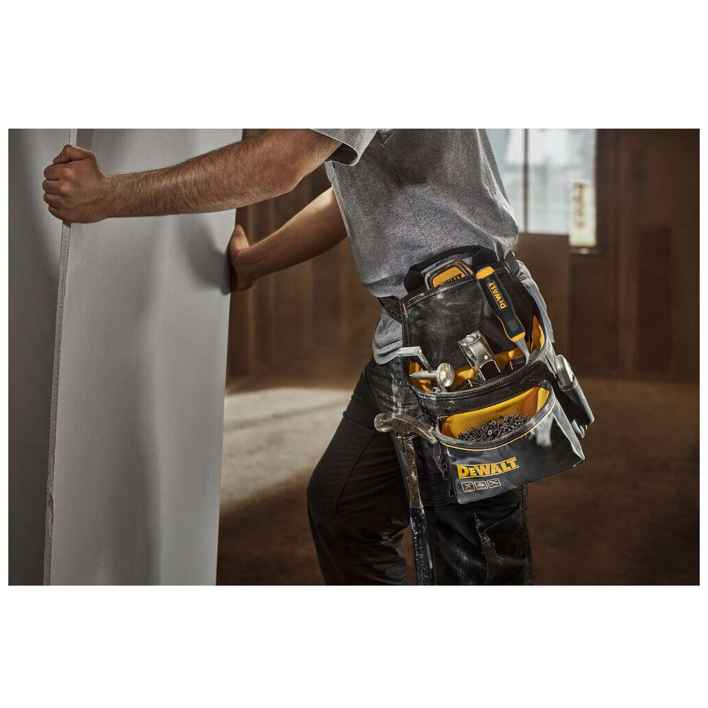 Сумка для інструмента DeWALT PRO з поясом та скобою для молотка, 12 кишень (DWST40101-1) - зображення 2