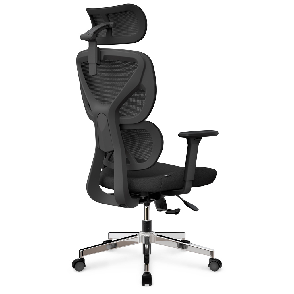 Офісне крісло Mealux D1 Air Fabric Black (HF-D1 F/B) - зображення 6