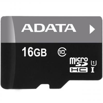 Карта пам'яті ADATA 16GB microSD class 10 UHS-I (AUSDH16GUICL10) - зображення 1