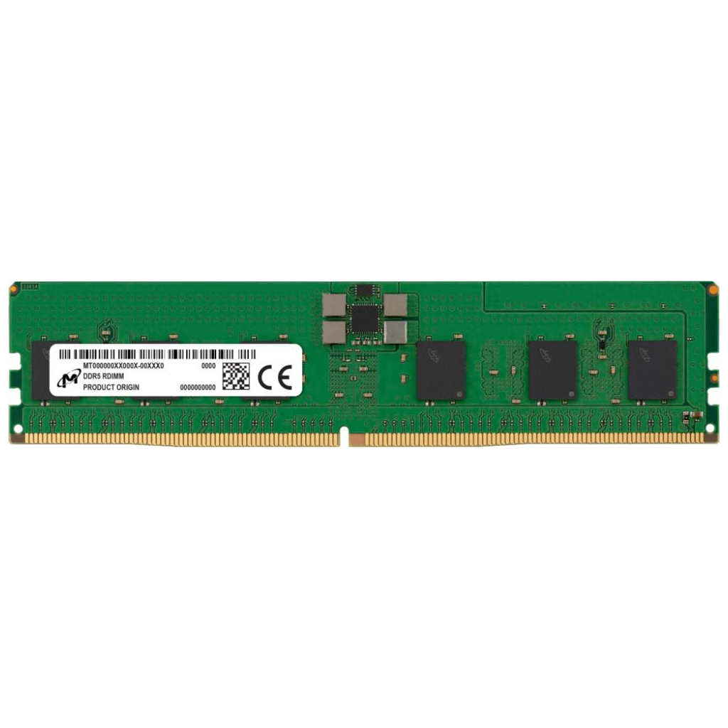 Модуль пам'яті для сервера Micron 16GB DDR5-5600 MTC10F1084S1RC56BR (MTC10F1084S1RC56BR) - зображення 1