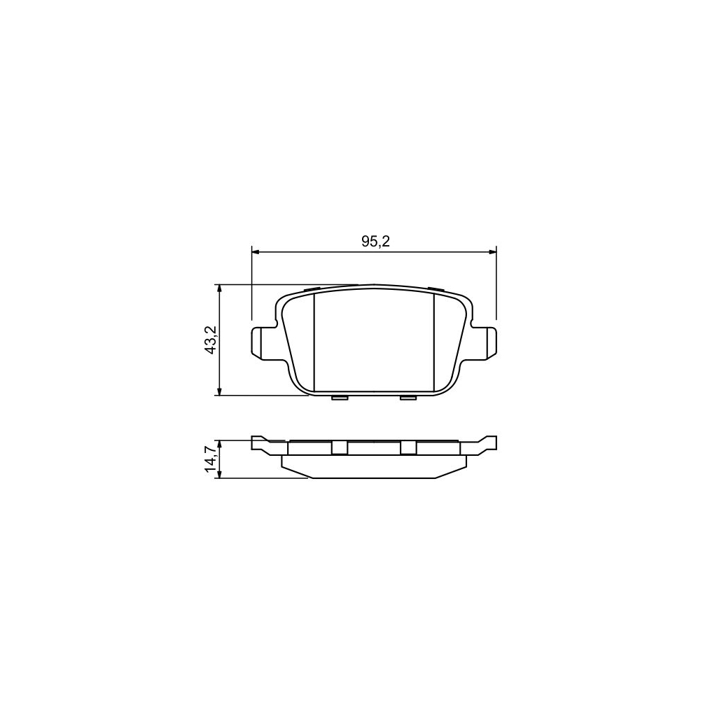 Гальмівні колодки Bosch 0 986 494 247 - изображение 4