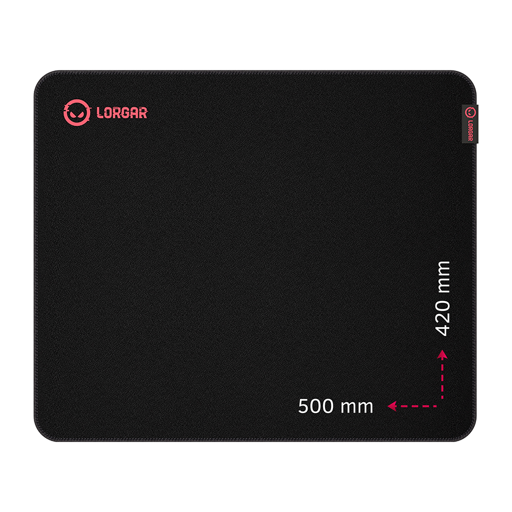 Килимок для мишки Lorgar Main 325 Black/Red (LRG-GMP325) - изображение 1