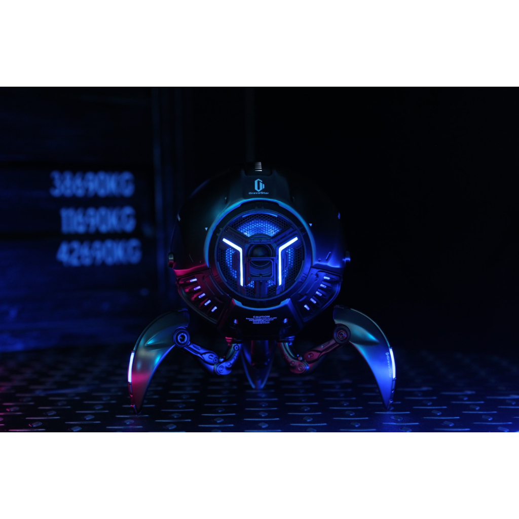 Акустична система GravaStar Mars Pro Zinc Alloy body Bluetooth Black (GRAVASTARG1PRO_BLK) - изображение 9