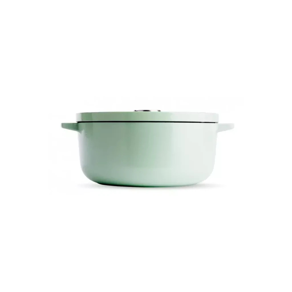 Каструля KitchenAid чавунна з кришкою 5,2 л Фісташкова (CC007434-001) - зображення 2