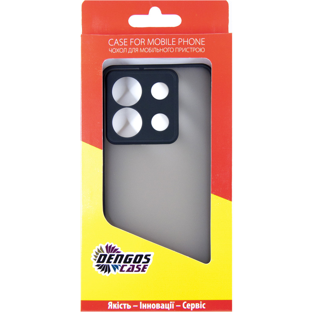 Чохол до мобільного телефона Dengos Matte Xiaomi Redmi Note 13 Pro 5G (black) (DG-TPU-MATT-142) - зображення 5