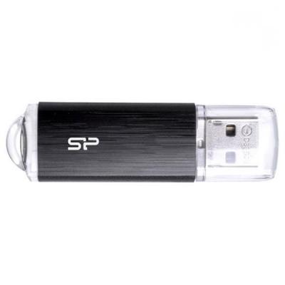 USB флеш накопичувач Silicon Power 8GB Ultima U02 Black USB 2.0 (SP008GBUF2U02V1K) - зображення 1