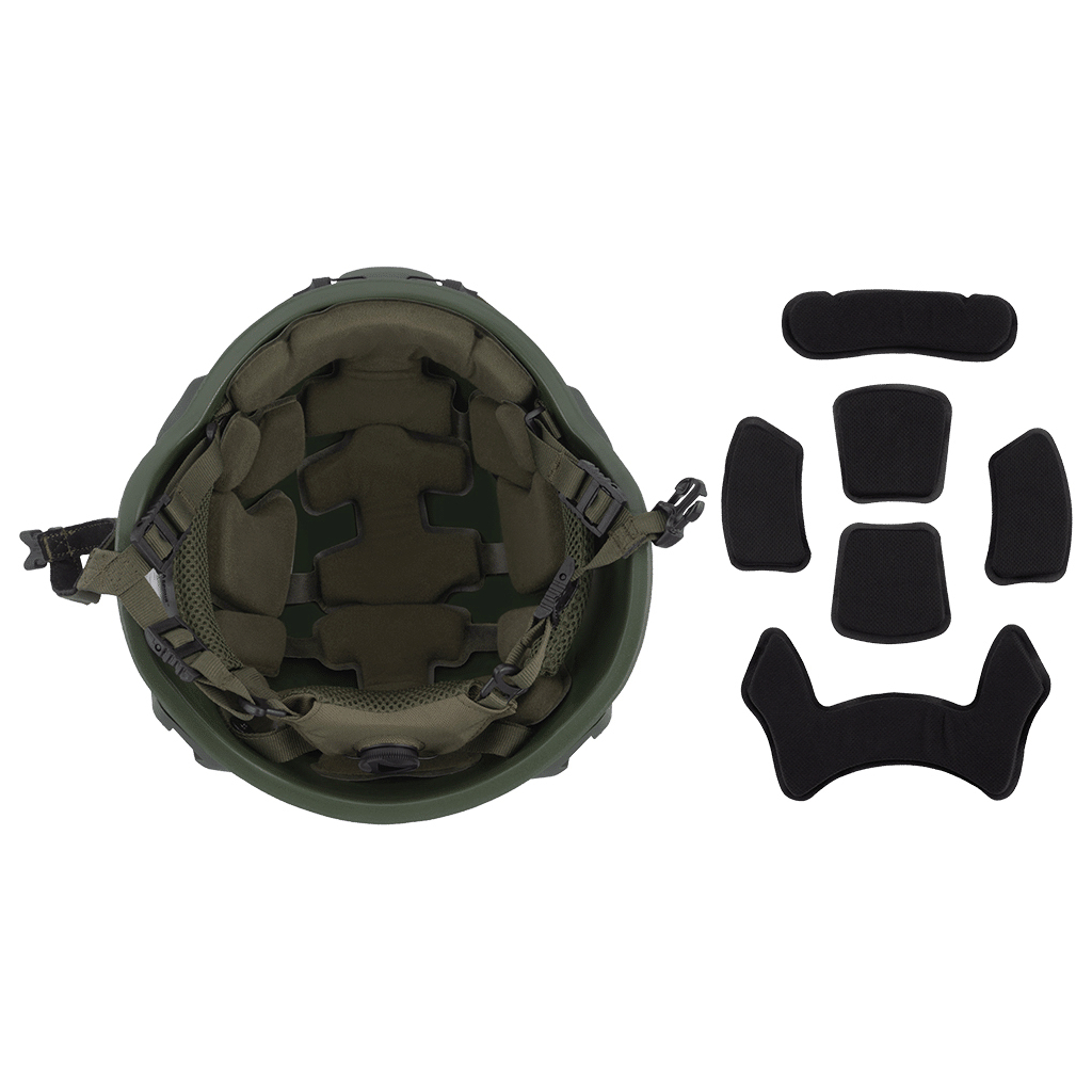Шолом військовий Ukrainian Armor MICH Буйтур 1.0, розмір L, зелений (MICHLRG) - изображение 11