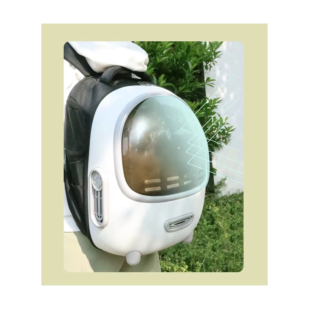 Переноска для тварин Lapka з вентиляцією біла (PCB-01-W) - изображение 5