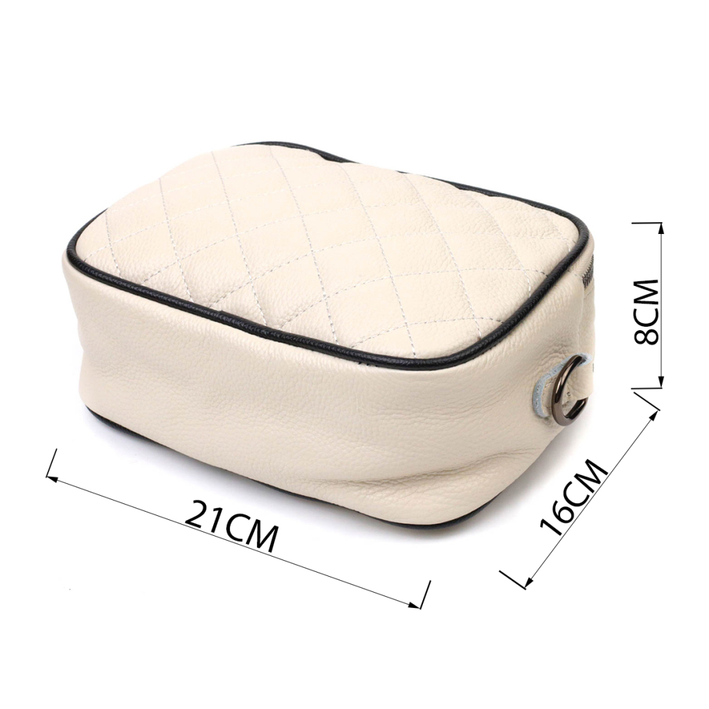 Сумка Vintage З натуральної шкіри Біла (22117) - зображення 3