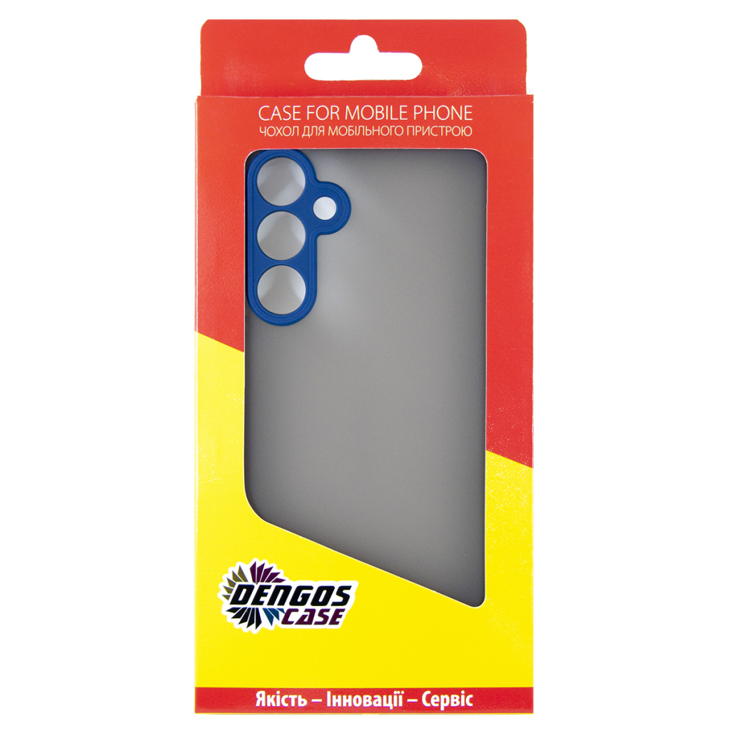 Чохол до мобільного телефона Dengos Matte Samsung Galaxy M35 5G Blue (DG-TPU-MATT-145) - зображення 5