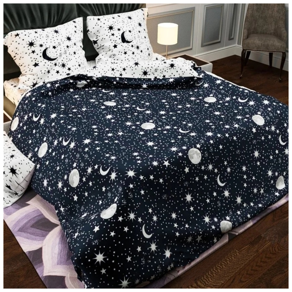 Постільна білизна MirSon Бязь 17-0036 Fidelis 200x220 (2200001397118) - зображення 1