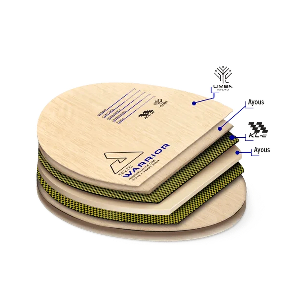 Основа для ракетки Joola Tezzo Warrior FL (61210) (930973) - изображение 3