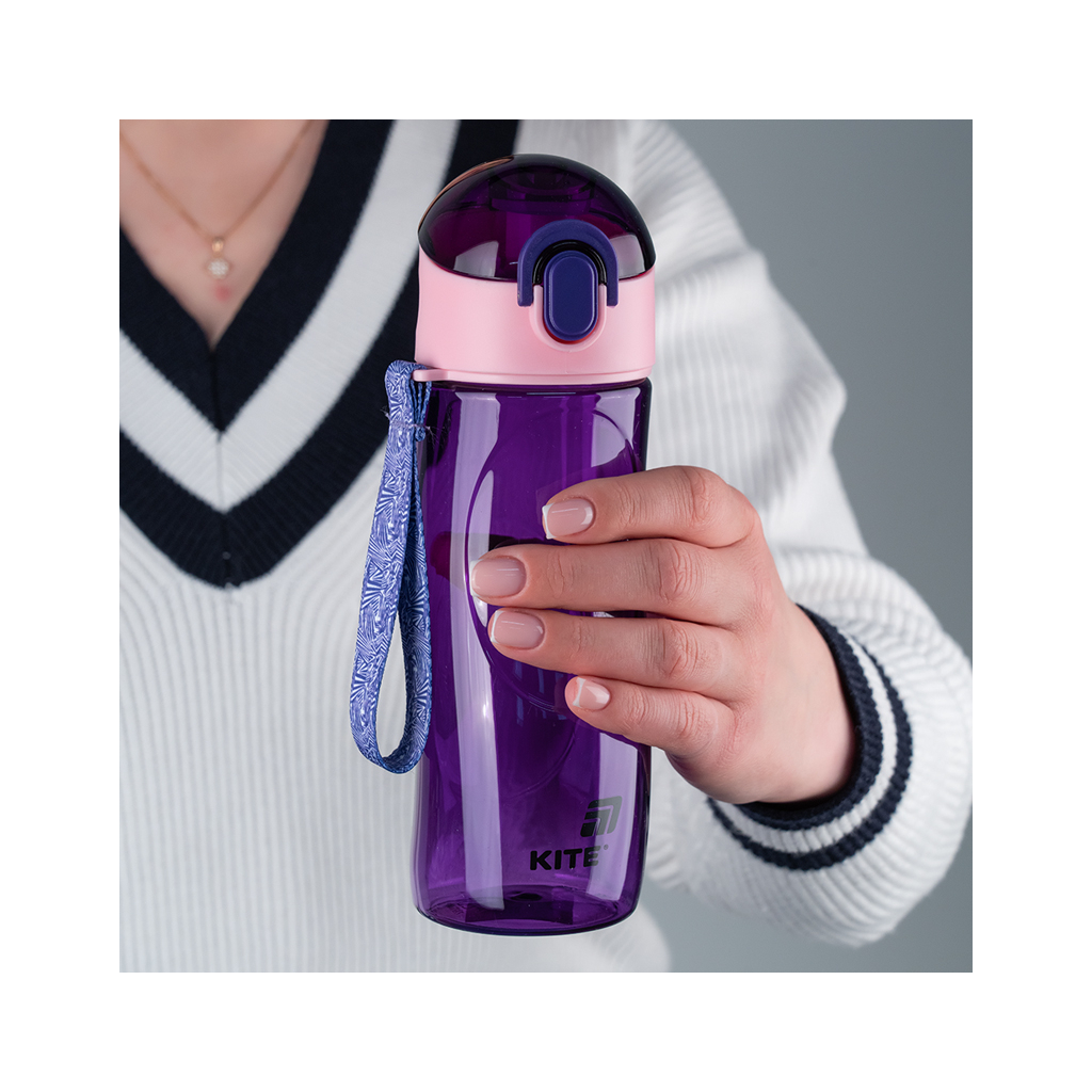 Поїльник-непроливайка Kite 530 мл, фіолетова (K25-400-4) - зображення 5