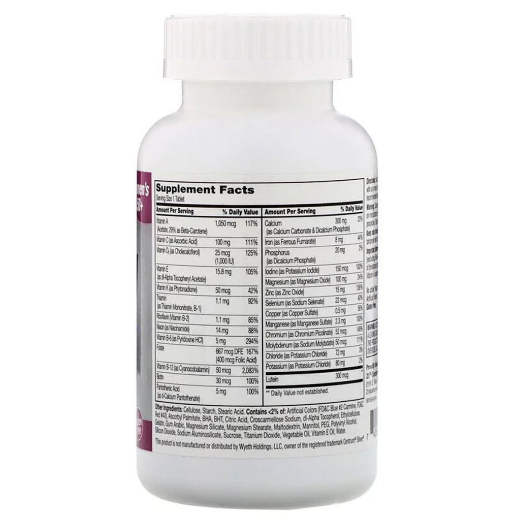 Мультивітамін 21st Century Мультивітаміни і Мультімінерали для Жінок 50+, Sentry Senior (CEN27542) - зображення 2