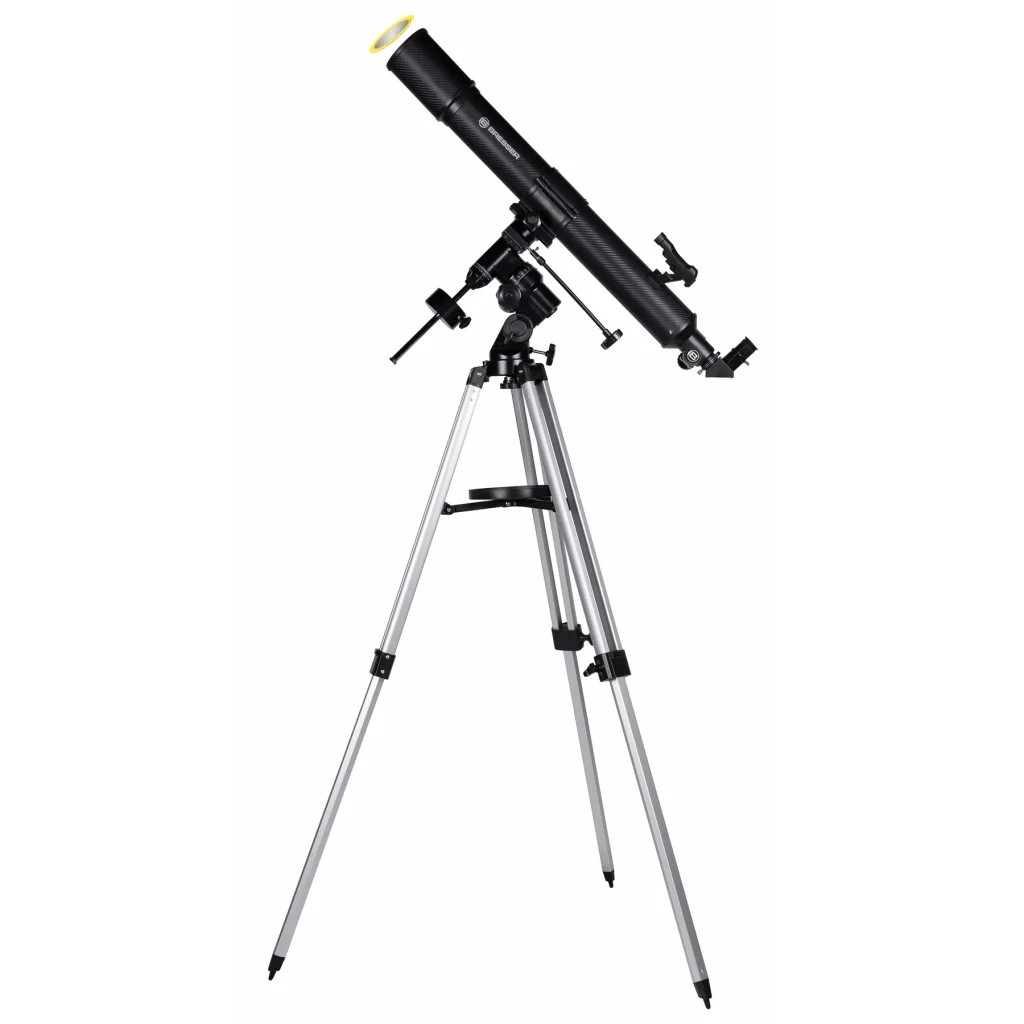 Телескоп Bresser Quasar 80/900 EQ Refractor Solar Carbon + фільтр + адаптер (923033) - зображення 1