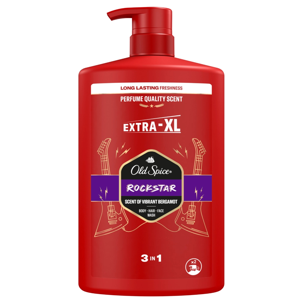 Гель для душу Old Spice 3-в-1 Rockstar 1000 мл (8006530074001) - изображение 1