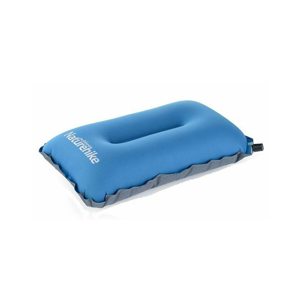 Туристична подушка Naturehike Sponge Automatic NH17A001-L Blue (6927595746257) - зображення 1
