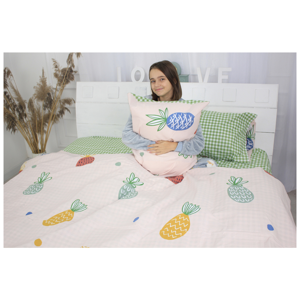 Постільна білизна MirSon Бязь Premium 17-0414 Pineapple Односпальна (2200002948869) - зображення 3