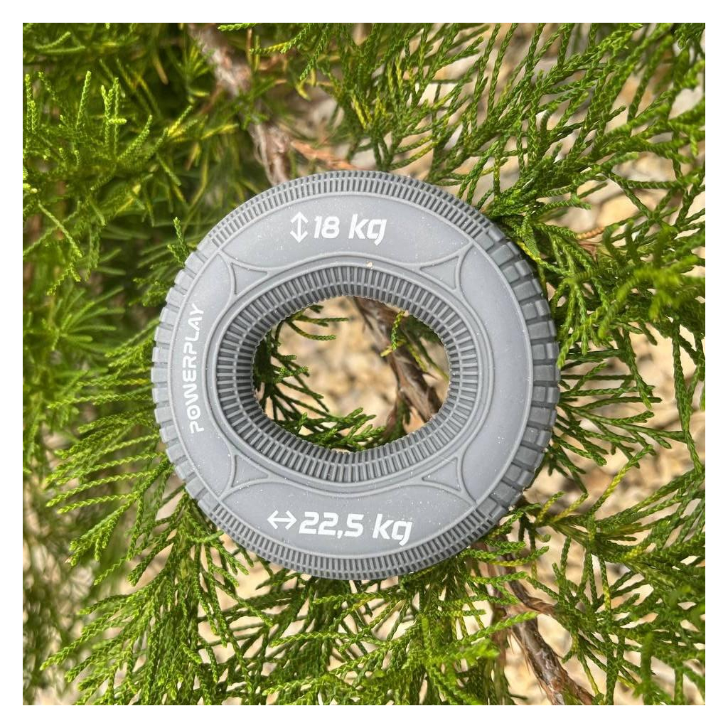 Еспандер PowerPlay PP-4330 Hand Grip Loops Medium 18-22,5 кг Сірий (PP_4330_Grey_(18-22.5kg)) - зображення 6