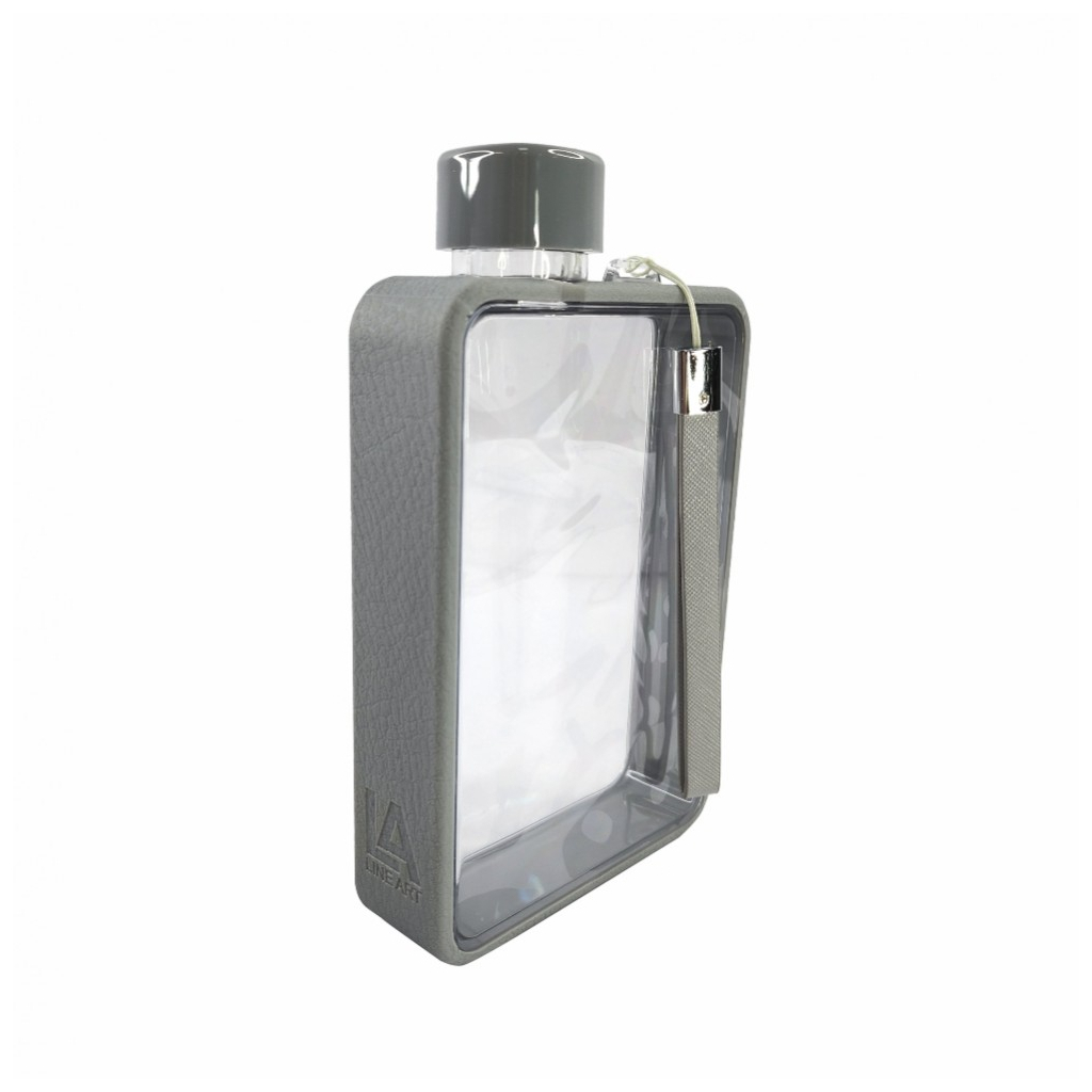 Пляшка для води Line Art Bella 380 мл сіра (60010118LA-07) - зображення 5