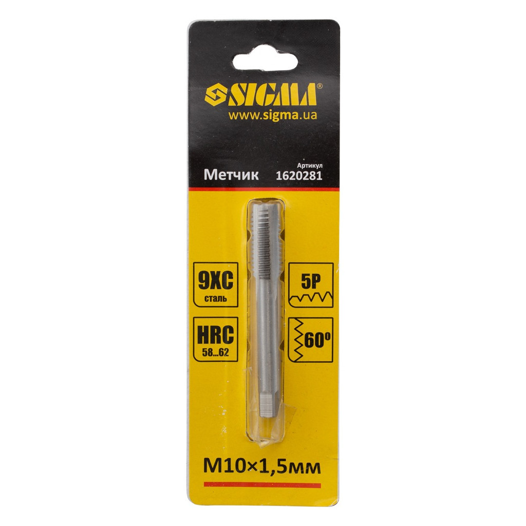 Мітчик Sigma М10x1.5мм (1620281) - зображення 2