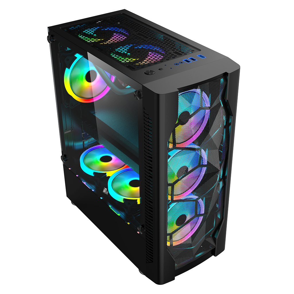 Корпус 1stPlayer D4-4R1-BK - зображення 3