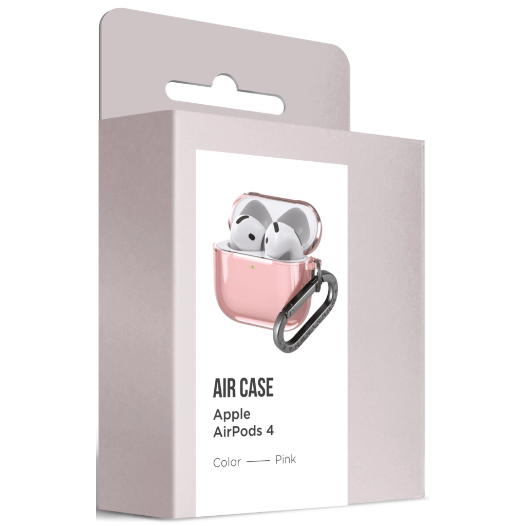 Чохол для навушників Armorstandart Air для Apple Airpods 4 Pink (ARM82618) (ARM82618) - зображення 3