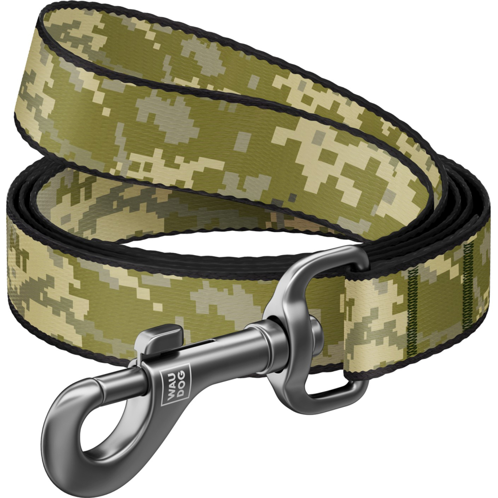 Повідець для собак WAUDOG Nylon "Мілітарі" M Ш 20 мм (341-4026) - зображення 1