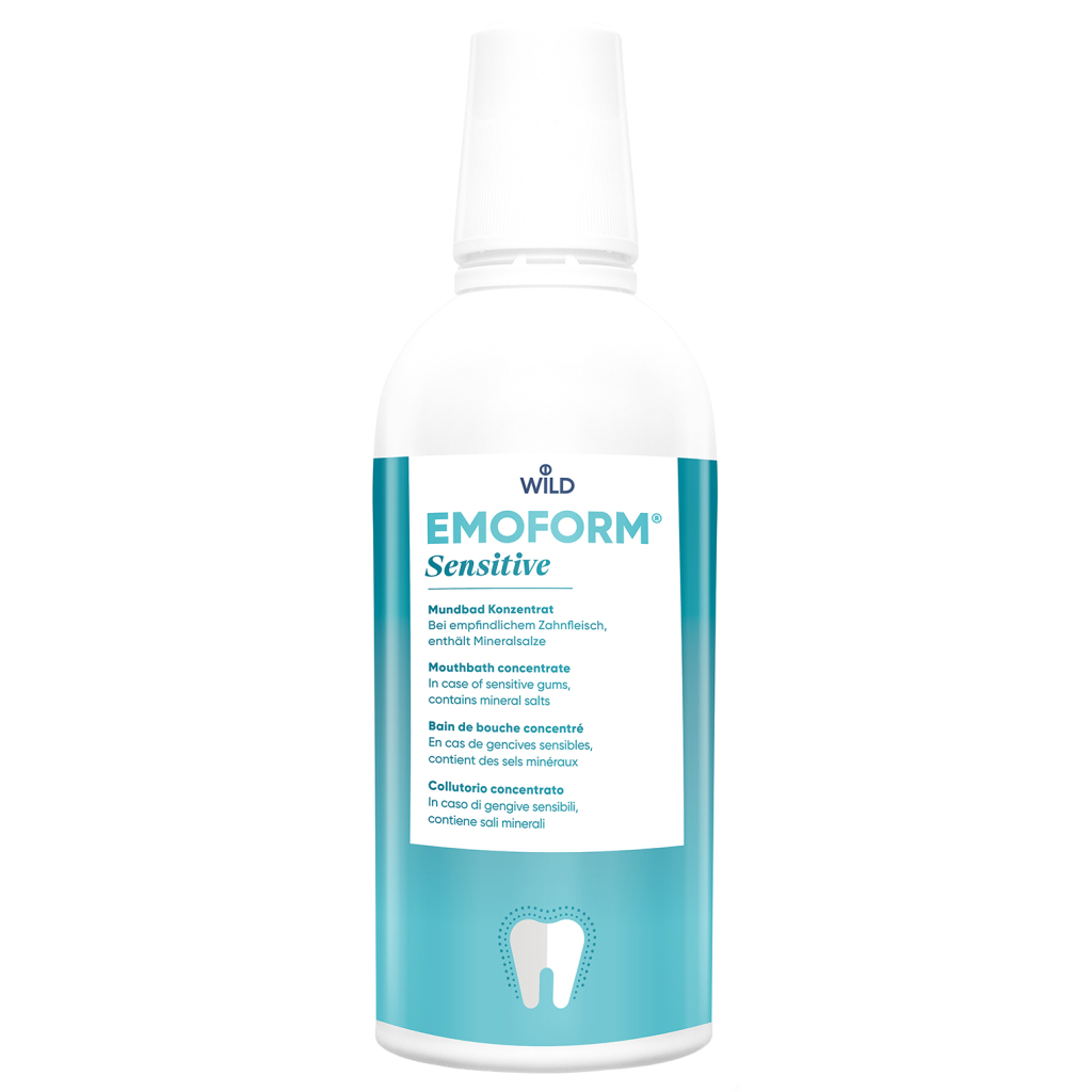 Ополіскувач для порожнини рота Dr. Wild Emoform Sensitive Для чутливих зубів 500 мл (7611841702454) - зображення 1