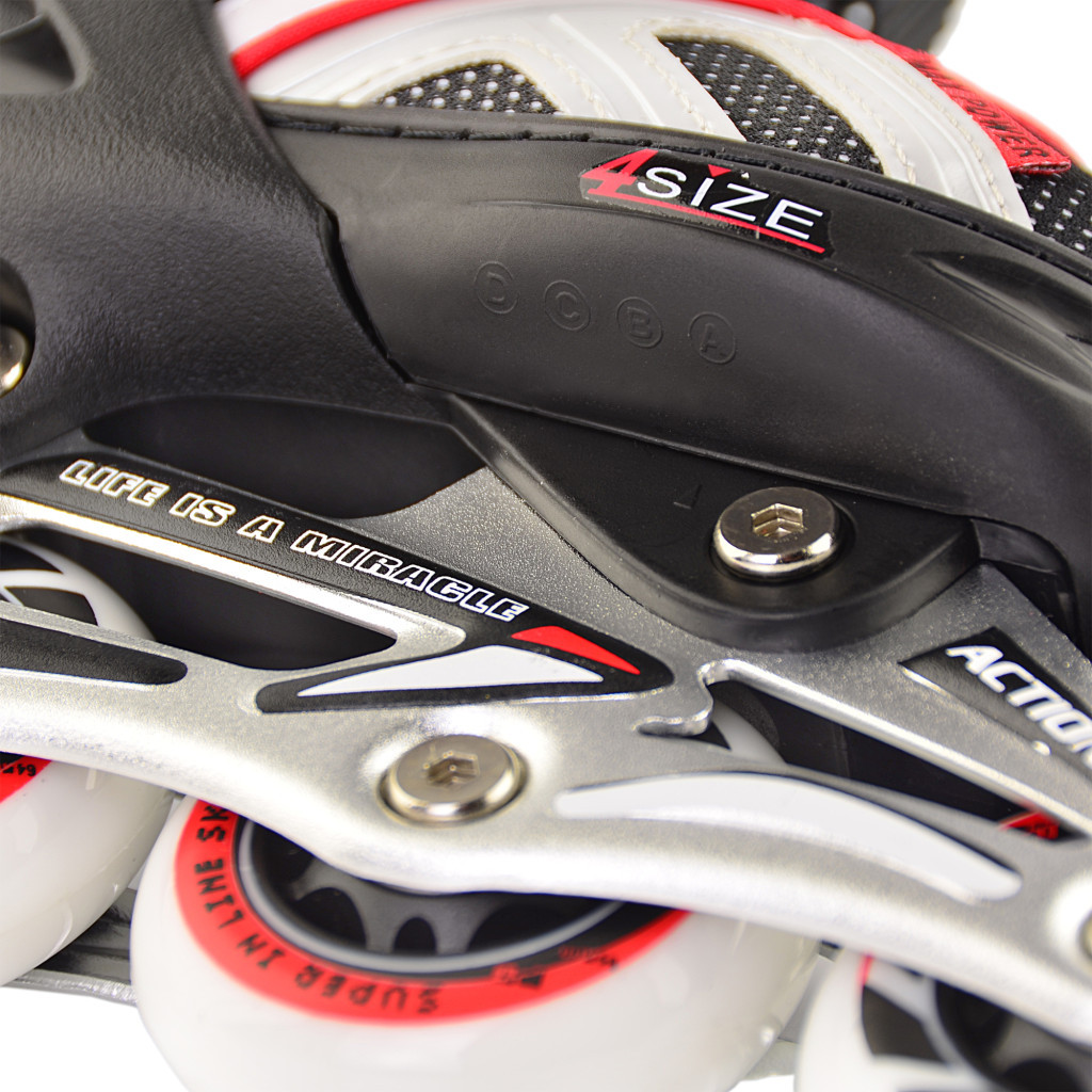 Роликові ковзани Action Danny Червоні 37-40 (PW-126B-79/Red/37-40) - зображення 10