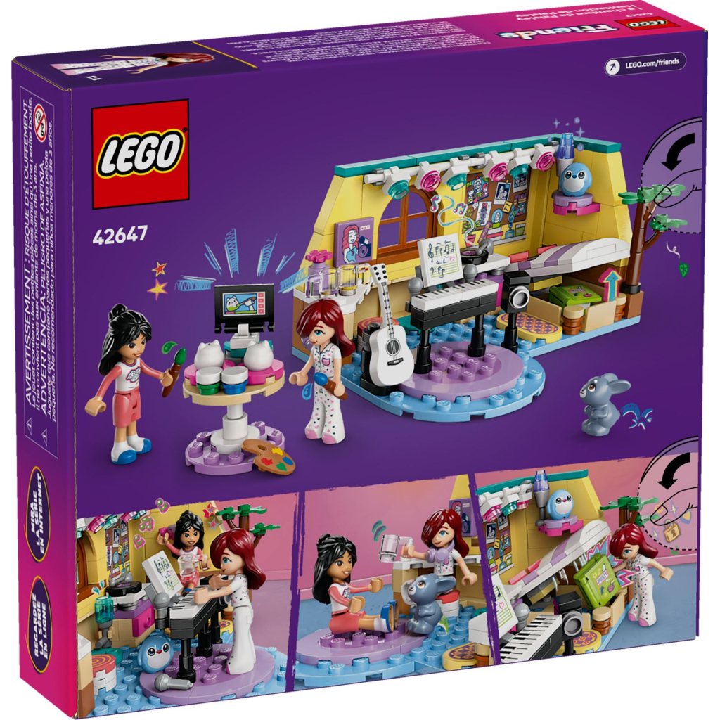 Конструктор LEGO Friends Кімната Пейслі (42647) - зображення 8