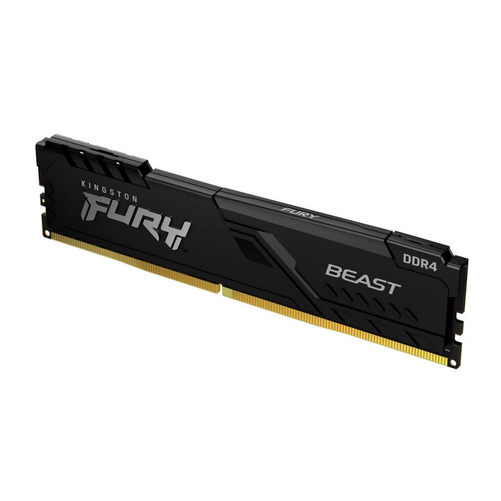Модуль пам'яті для комп'ютера DDR4 16GB 3200 MHz Beast Black Kingston Fury (ex.HyperX) (KF432C16BB/16) - зображення 3