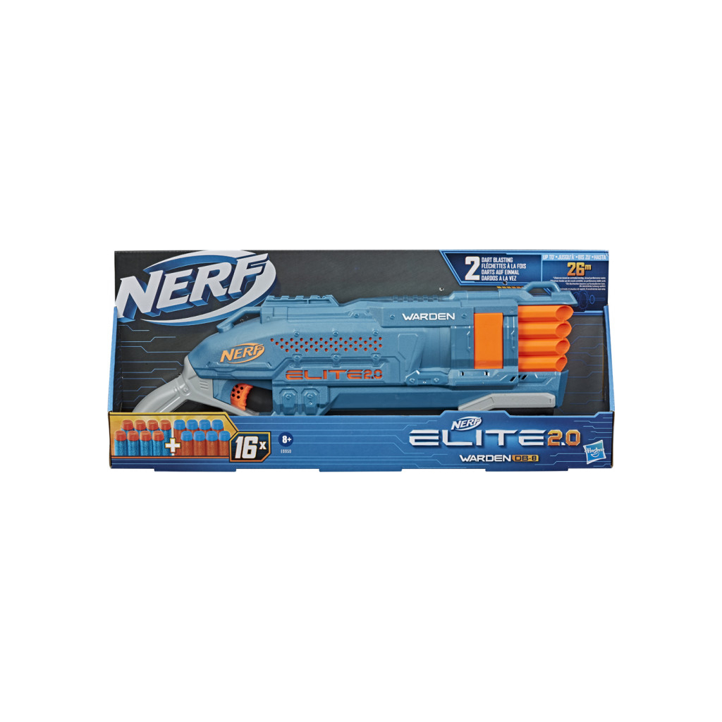 Іграшкова зброя Hasbro Nerf Elite 2.0 Warden DB-8 (E9959) - зображення 1
