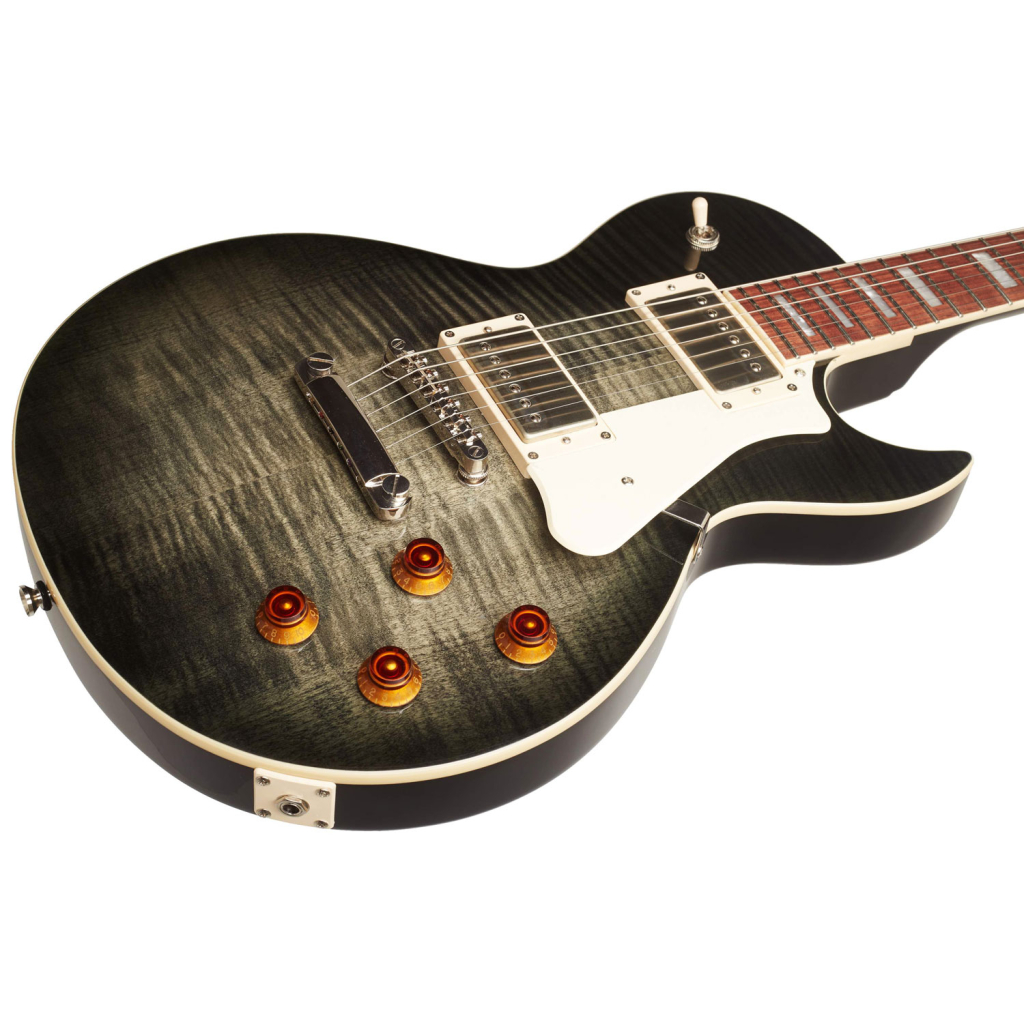 Електрогітара Cort CR250 Trans Black - зображення 2