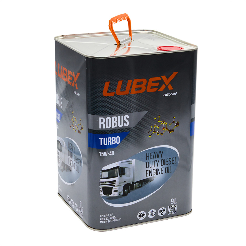 Моторна олива LUBEX ROBUS TURBO 15W40 9л - зображення 3