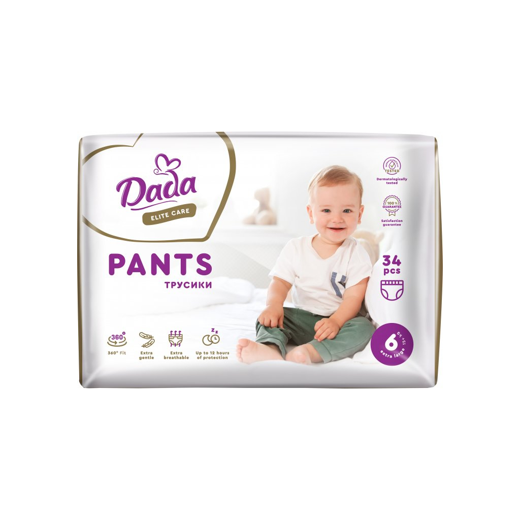 Підгузки Dada Elite Care 6 XL (15+ кг) 34 шт (4820174980764) - зображення 1