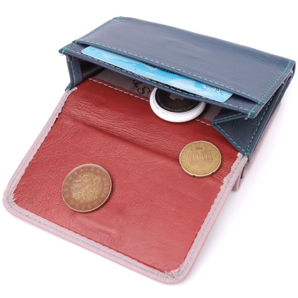 Гаманець ST Leather З натуральної шкіри Різнокольоровий (22496) - зображення 7